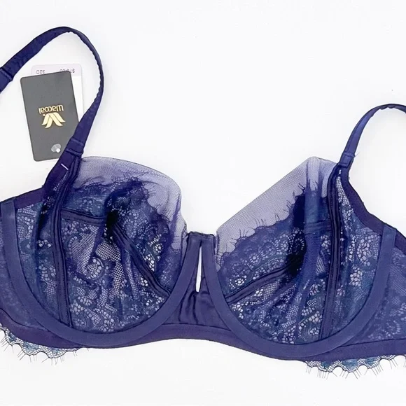 NWT Wacoal 855323 Center Stage Underwire Bra 32DD Full Coverage Lace - Picture 8 of 12